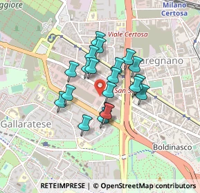 Mappa Via Alfredo Pizzoni, 20151 Milano MI, Italia (0.305)