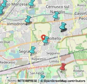 Mappa Via Sondrio, 20096 Pioltello MI, Italia (2.64)