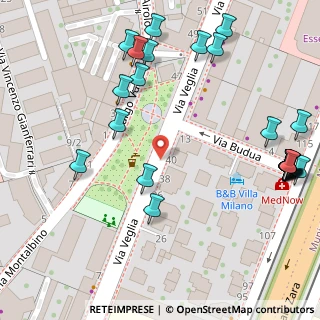 Mappa Via Veglia, 20159 Milano MI, Italia (0.09115)