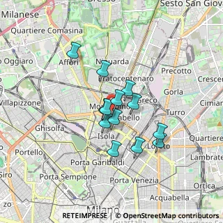 Mappa Via Veglia, 20159 Milano MI, Italia (1.25231)