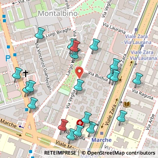 Mappa Via Veglia, 20159 Milano MI, Italia (0.155)