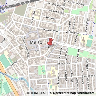 Mappa Via Giuseppe Mazzini, 29, 20066 Melzo MI, Italia, 20066 Melzo, Milano (Lombardia)