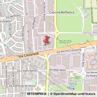 Mappa Via Cassanese, 203, 20090 Segrate, Milano (Lombardia)