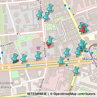 Mappa Via Legnone, 20159 Milano MI, Italia (0.167)