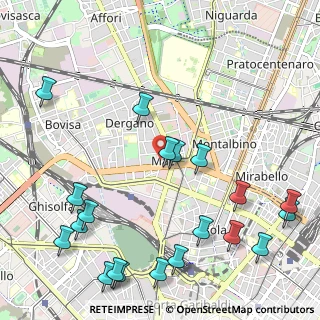 Mappa Via Legnone, 20159 Milano MI, Italia (1.402)