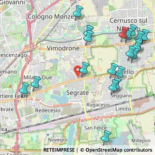 Mappa Via del Pruno, 20090 Segrate MI, Italia (2.795)