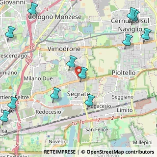 Mappa Via del Pruno, 20090 Segrate MI, Italia (3.12)