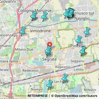 Mappa Via del Pruno, 20090 Segrate MI, Italia (2.763)