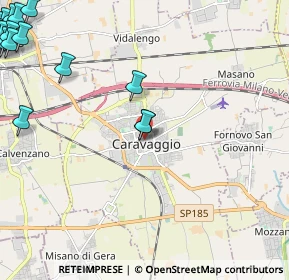 Mappa Via Polidoro Caldara, 24043 Caravaggio BG, Italia (3.793)
