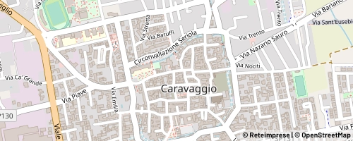 Mappa Caravaggio