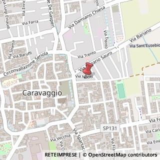 Mappa Via Nociti, 13, 24043 Caravaggio, Bergamo (Lombardia)