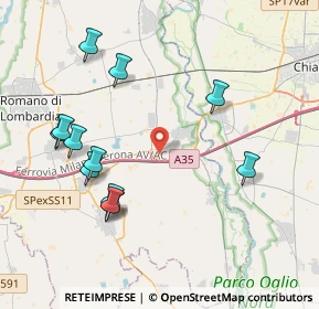 Mappa Cascina Cantarana di Sopra, 24054 Calcio BG, Italia (4.28167)