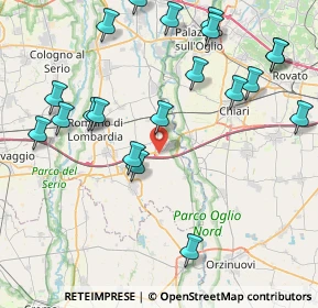 Mappa Cascina Cantarana di Sopra, 24054 Calcio BG, Italia (9.693)