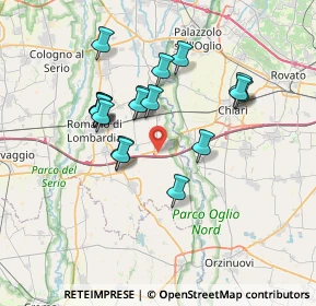 Mappa Cascina Cantarana di Sopra, 24054 Calcio BG, Italia (6.30333)