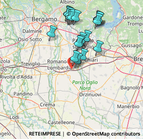 Mappa Strada Statale, 24051 Calcio BG, Italia (14.7315)