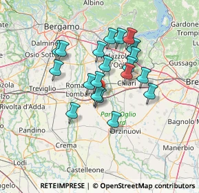 Mappa Strada Statale, 24051 Calcio BG, Italia (11.2285)