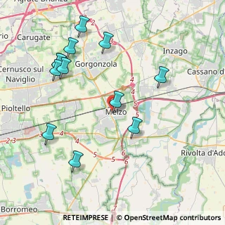 Mappa Via Martiri della Libertà, 20066 Melzo MI, Italia (4.48917)