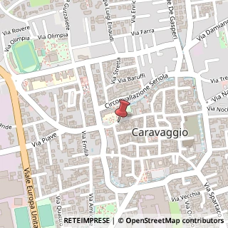 Mappa Piazza Antonio Locatelli, 10, 24043 Caravaggio, Bergamo (Lombardia)