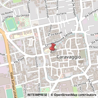 Mappa Piazza Antonio Locatelli, 7, 24043 Caravaggio, Bergamo (Lombardia)