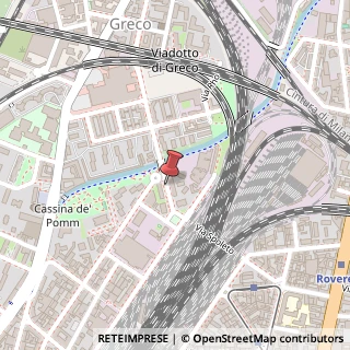 Mappa Viale delle Rimembranze di Greco, 10, 20125 Milano, Milano (Lombardia)