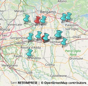 Mappa Via Campi, 24043 Caravaggio BG, Italia (11.41769)