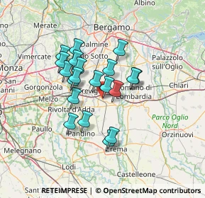 Mappa Via Campi, 24043 Caravaggio BG, Italia (10.6145)