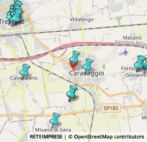 Mappa Via Campi, 24043 Caravaggio BG, Italia (3.3015)