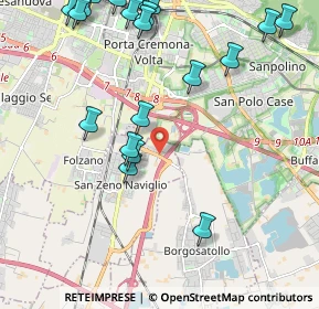 Mappa Via della Volta, 25010 San Zeno Naviglio BS, Italia (2.6765)
