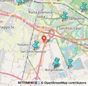 Mappa Via della Volta, 25010 San Zeno Naviglio BS, Italia (3.6845)