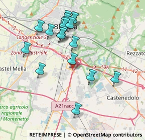 Mappa Via della Volta, 25010 San Zeno Naviglio BS, Italia (3.87632)