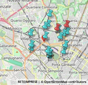 Mappa Cavalcavia Adriano Bacula, 20158 Milano MI, Italia (1.4775)