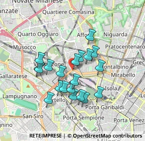 Mappa Cavalcavia Adriano Bacula, 20158 Milano MI, Italia (1.465)