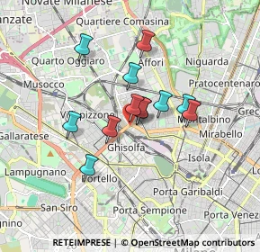 Mappa Cavalcavia Adriano Bacula, 20158 Milano MI, Italia (1.25417)