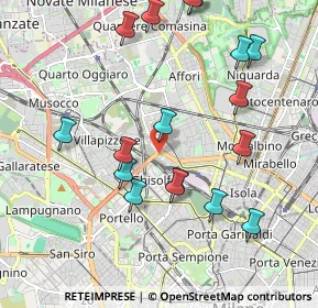 Mappa Cavalcavia Adriano Bacula, 20158 Milano MI, Italia (2.15471)