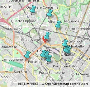 Mappa Cavalcavia Adriano Bacula, 20158 Milano MI, Italia (1.73818)