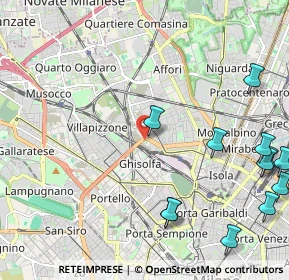 Mappa Cavalcavia Adriano Bacula, 20158 Milano MI, Italia (3.01)