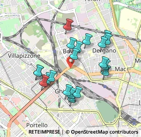 Mappa Cavalcavia Adriano Bacula, 20158 Milano MI, Italia (0.8365)