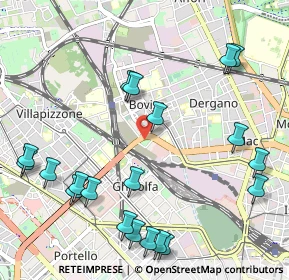 Mappa Cavalcavia Adriano Bacula, 20158 Milano MI, Italia (1.2895)