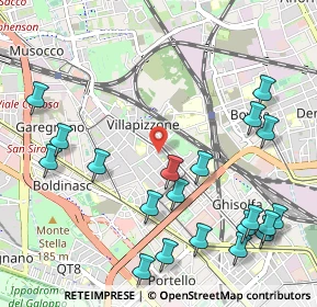 Mappa P.za Pompeo Castelli, 20155 Milano MI, Italia (1.292)