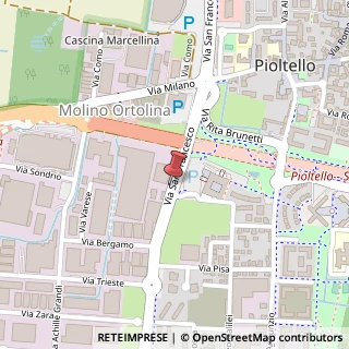 Mappa Viale San Francesco, 23, 20096 Pioltello, Milano (Lombardia)