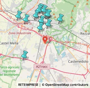 Mappa Via Leonardo da Vinci, 25010 San Zeno Naviglio BS, Italia (4.31615)