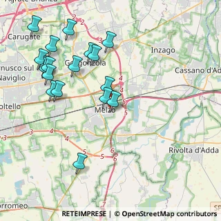 Mappa Via Eugenio Curiel, 20066 Melzo MI, Italia (4.60833)