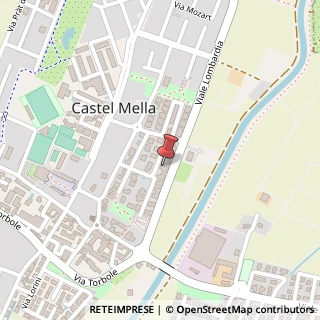 Mappa Via Aldo Moro, 8, 25030 Castel Mella, Brescia (Lombardia)