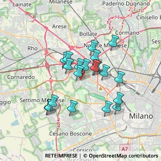 Mappa Piazza Federico Bonola, 20151 Milano MI, Italia (2.9985)