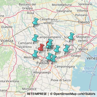 Mappa Via Caltana, 35011 Campodarsego PD, Italia (9.83182)