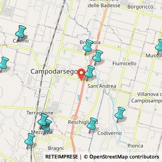 Mappa Via Caltana, 35011 Campodarsego PD, Italia (3.05615)