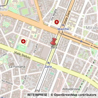 Mappa Viale Zara,  61, 20159 Milano, Milano (Lombardia)