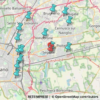 Mappa Via Edmondo de Amicis, 20090 Segrate MI, Italia (4.88067)