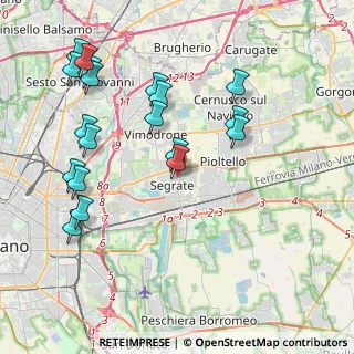 Mappa Via Edmondo de Amicis, 20090 Segrate MI, Italia (4.45263)