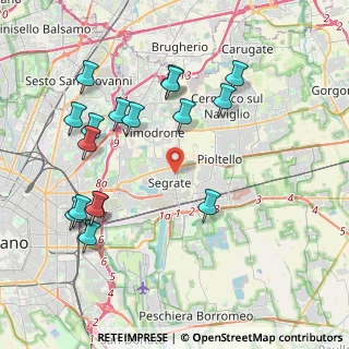 Mappa Via Edmondo de Amicis, 20090 Segrate MI, Italia (4.38647)
